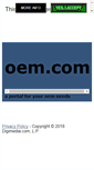 Mobile Screenshot of oem.com